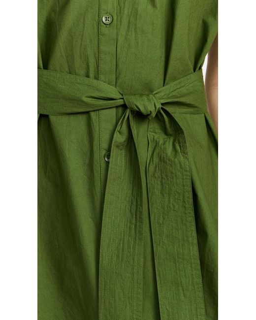 Apiece Apart Green Mirada Tank Dress