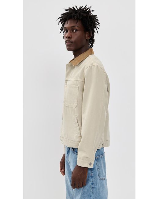 FRAME Blue Canvas Utility Jacket for men