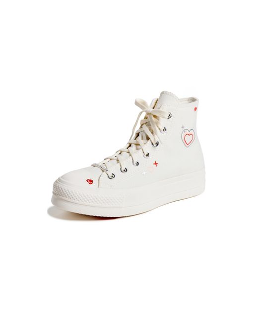 Converse White Chuck Taylor All Star Lift Sneakers