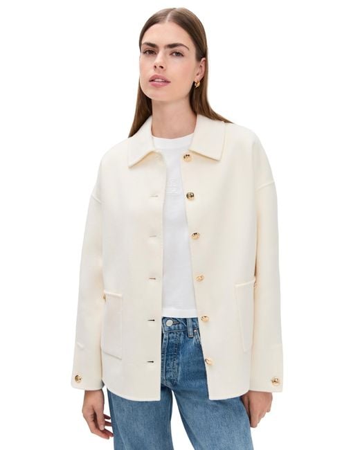 Anine Bing White Luca Jacket