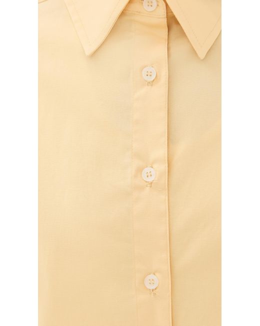 Le Bos Orange Cecillia Button Down
