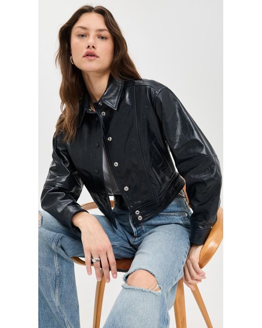IRO Black Thelio Jacket