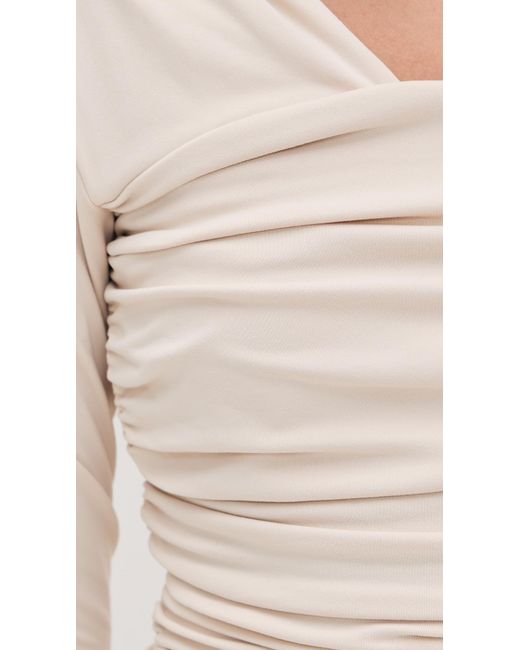 Susana Monaco White Carryover One Shoulder Top