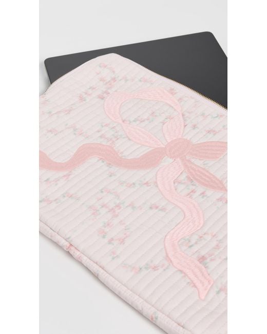 LoveShackFancy Pink Laptop Case
