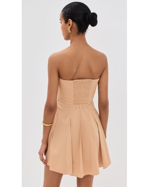 Azeeza Natural Sable Mini Dress