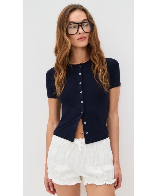 Sandy Liang Blue Ella Top