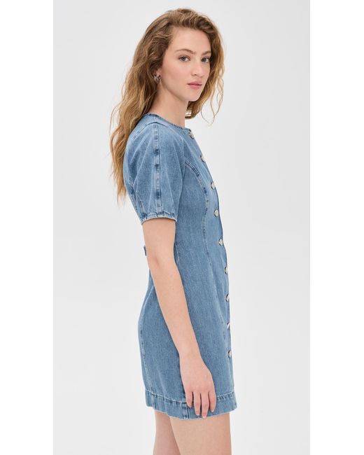 knee length dresses for ladies ALIGNE Denim Mini Dress - Blue | Rory main image 0