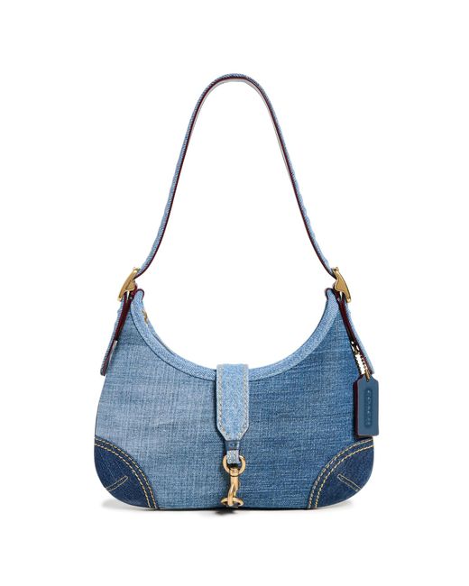 COACH Blue The Originals Denim Hamptons Hobo