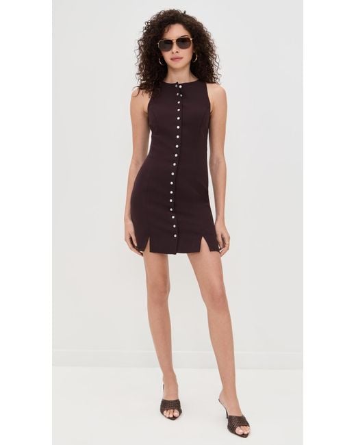 Amanda Uprichard Purple Oliviera Dress