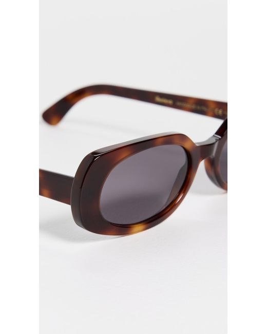 Illesteva Black Shirley 51 Sunglasses