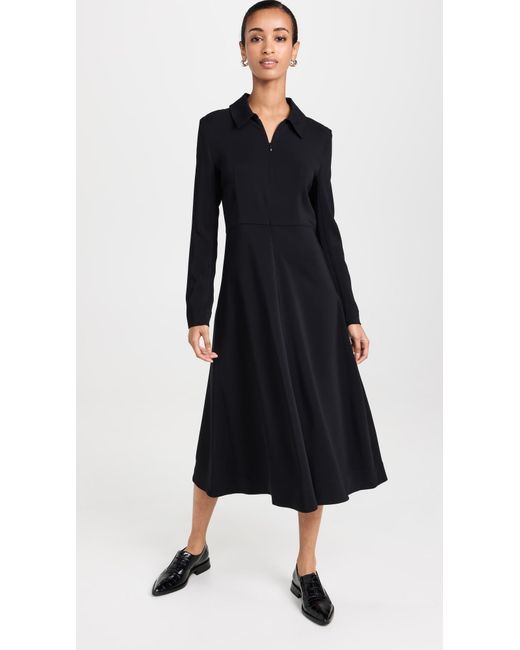 Co. Black Long Sleeve Shirt Dress