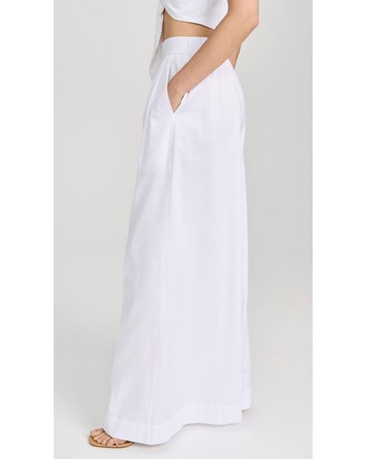 JBQ White Harper Pants