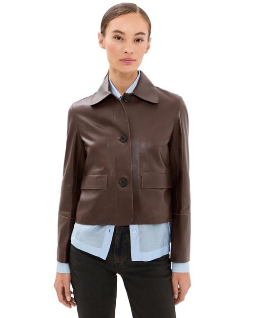 Arma Brown Vintage Leather Jacket