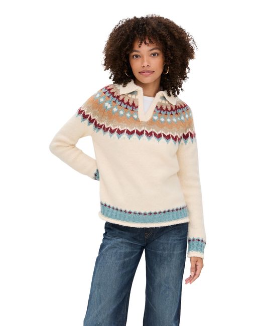 Line & Dot Blue Vesper Sweater