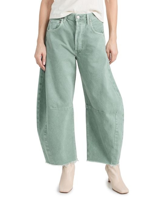 Citizens of Humanity Green Horseshoe Jeans