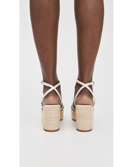 Veronica Beard White Philene Espadrilles