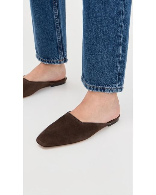 Emme Parsons Black Flat Mules