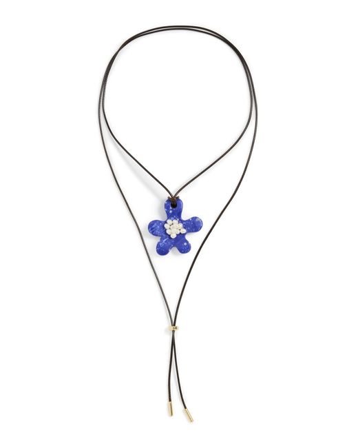 Eliou Blue Chiki Wrap Necklace