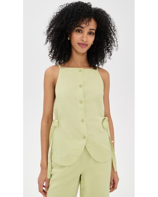 ALIGNE Multicolor Ozais Linen Top