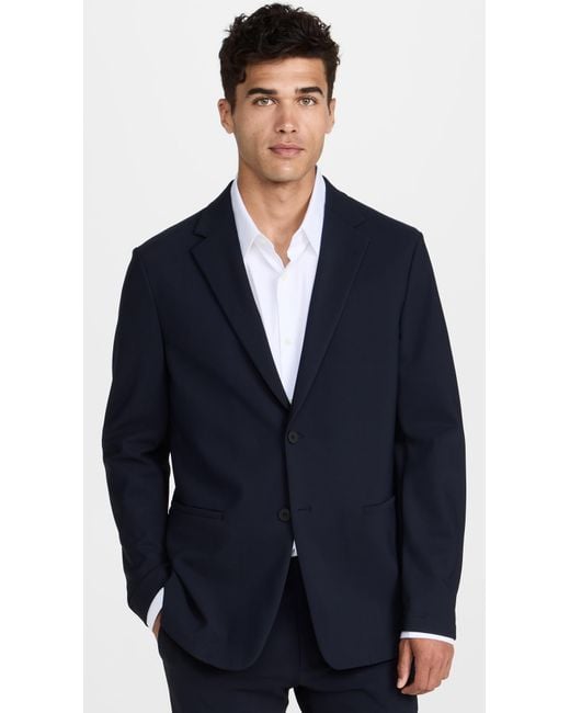 Theory Blue Clinton Precision Ponte Blazer for men
