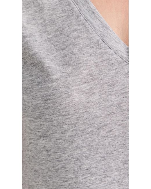 Vince White Essential V Neck Tee