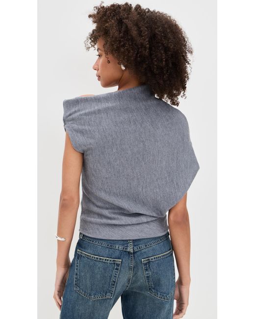 Staud Blue Mabel Sweater