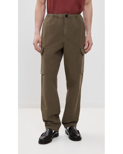 Paul Smith Natural Button Pocket Cargo Pants for men