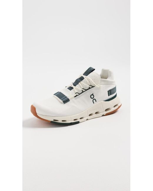 On Shoes White Cloudnova 2 Sneakers for men