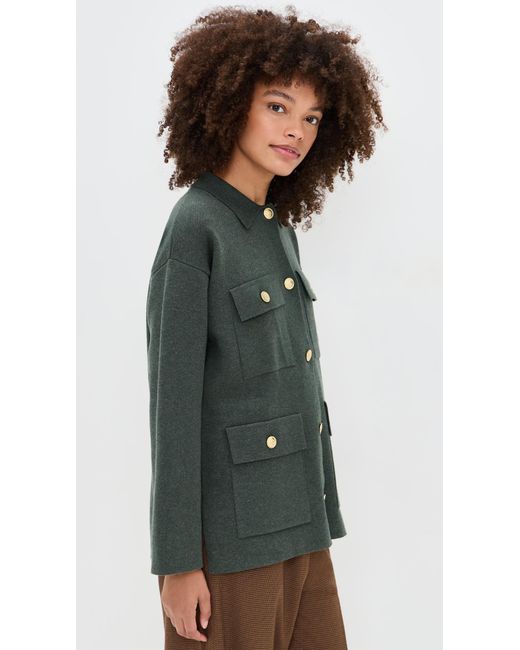 Alex Mill Green Virginia Sweater Jacket