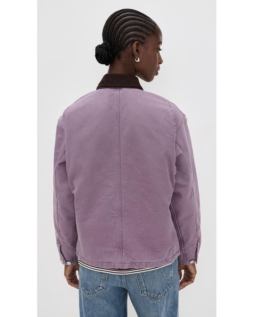 Carhartt Og Michigan Coat in Purple | Lyst