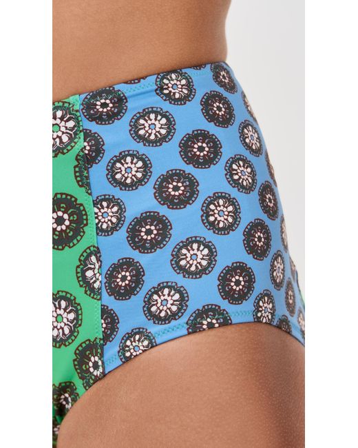 RHODE Blue Navya Bikini Bottoms