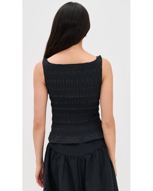 Peachy Den Black The Deba Top