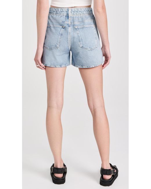 Rag & Bone Blue Miramar Walking Shorts