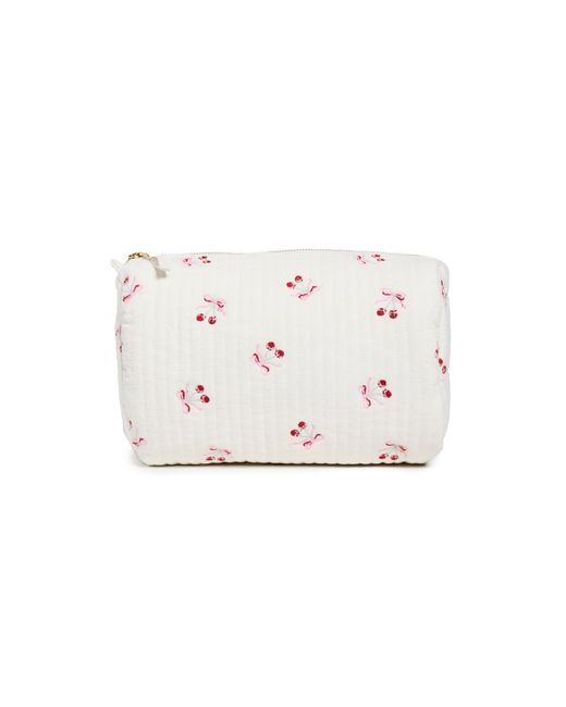 LoveShackFancy White Octavia Pouch
