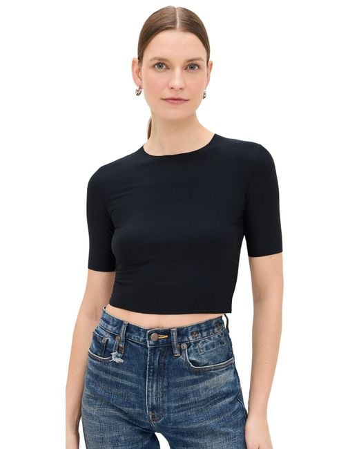 Commando Black Butter Cropped Tee
