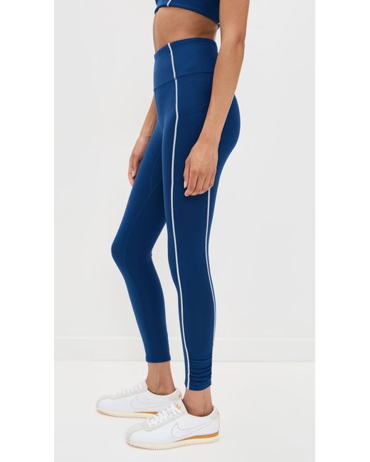 Fp Movement Blue Logo You'Re A Peach Leggings