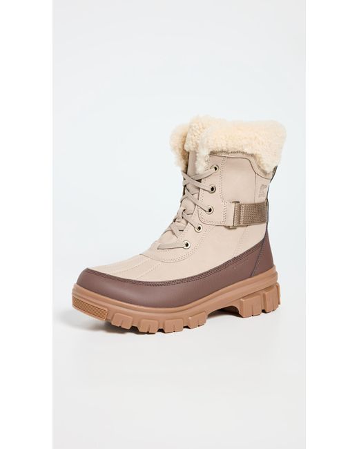 Sorel White Tivoli V Parc Waterproof Boots
