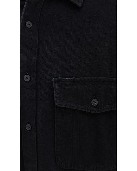 Rag & Bone Black Denim Engineered Jack Shirt for men