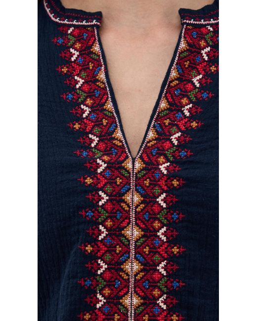 Xirena Blue Mina Top