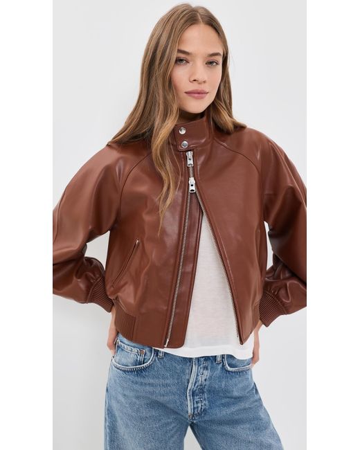 Agolde Red Nova Bomber Jacket