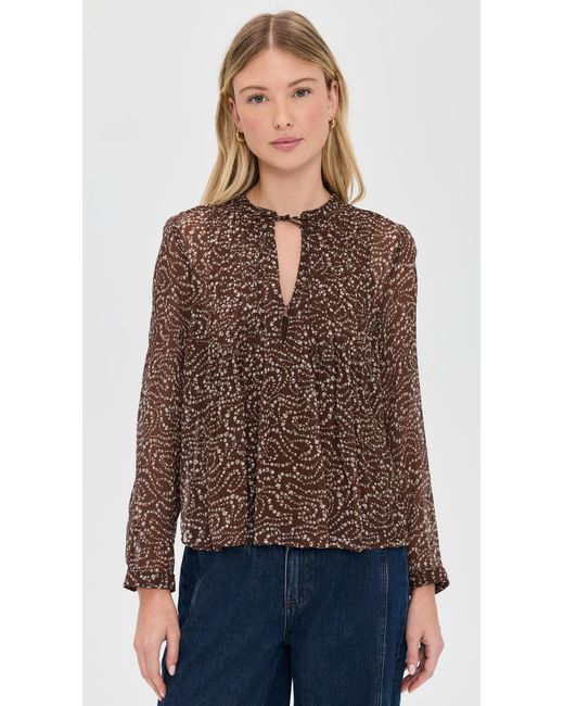Rag & Bone Brown Amaris Top