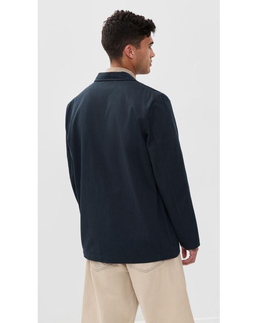 Universal Works Blue Three Button Jacket for men
