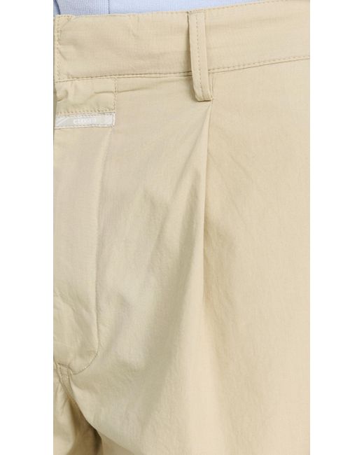 Closed Natural Pleated Shorts for men