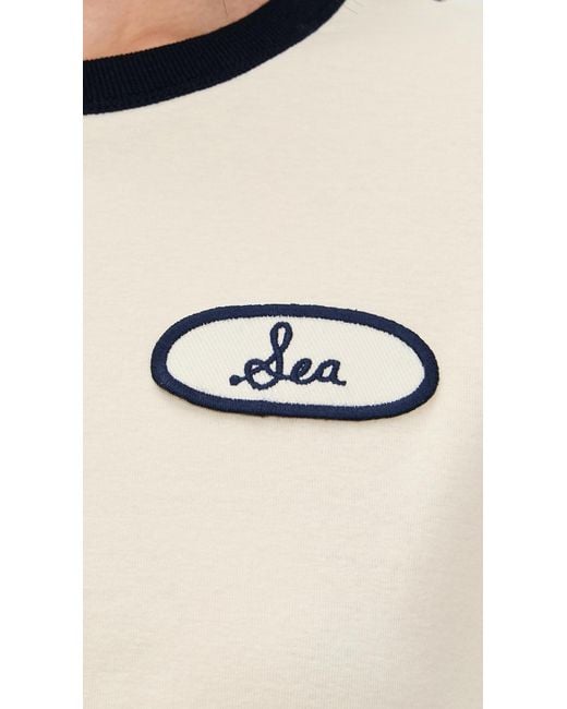 Sea Black Hester Solid Ringer T-Shirt