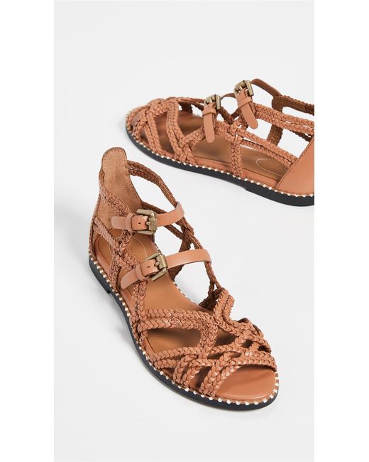 See By Chloé Katie Braided Sandals | Lyst