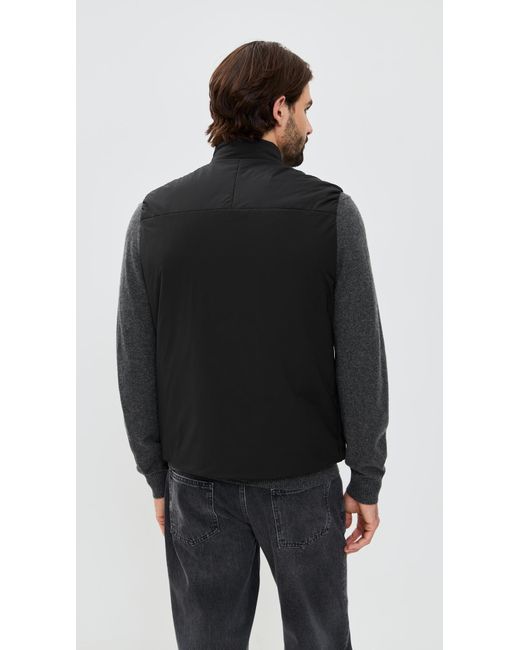 Theory Black Layering Vest for men