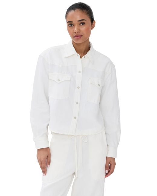 Twp White Cropped Og Jacket