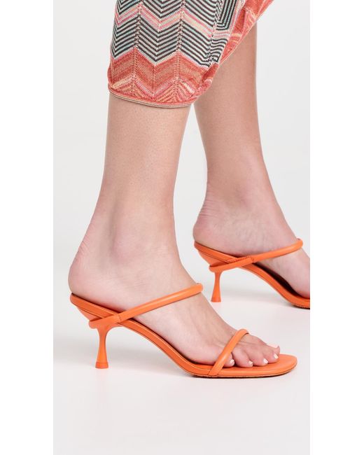 Jonathan Simkhai Orange Siren Low Sandals