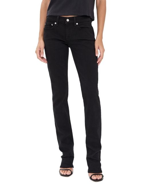 Re/done Black The Lean Jeans