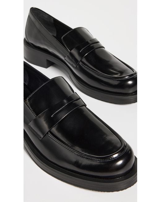 Stuart Weitzman Black Palmer Bold Loafers